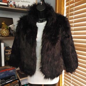 .Faux Fur Jacket